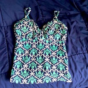 Lands End tankini size 8 DDD